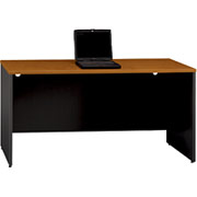 Bush Westfield Fully Assembled 60" Credenza, Auburn Maple/Graphite Gray