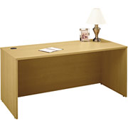 Bush Westfield Fully Assembled 66" Desk, Light Oak