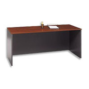 Bush Westfield Fully Assembled 72" Credenza, Hansen Cherry/Graphite Gray