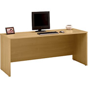 Bush Westfield Fully Assembled 72" Credenza, Light Oak