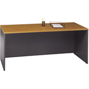 Bush Westfield Fully Assembled 72" Credenza, Natural Cherry/Graphite Gray