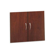 Bush Westfield Fully Assembled Bookcase Half-Height Door Kit, Hansen Cherry