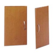 Bush Westfield Fully Assembled Bookcase Half-Height Door Kit, Natural Cherry