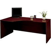 Bush Westfield Fully Assembled Left Corner Module, Mahogany