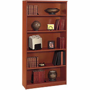 Bush Westfield Fully Assembled Standard Bookcase, Auburn Maple