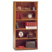 Bush Westfield Fully Assembled Standard Bookcase, Natural Cherry