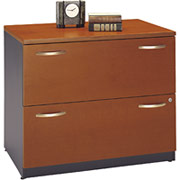 Bush Westfield Lateral File, Auburn Maple/Graphite Gray