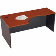 Bush Westfield Left Corner Module, Auburn Maple/Graphite Gray