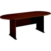 Bush Westfield Oval Conference Table, Mocha Cherry