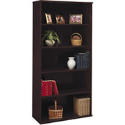 Bush Westfield Standard Bookcase, Mocha Cherry