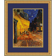 "Cafe Terrace At Night, 1888", Framed Print, 21 1/8" x 17 7/8"