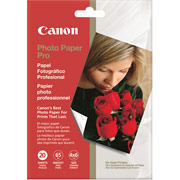 Canon Photo Paper Pro, 4" x 6", Glossy, 20/Pack