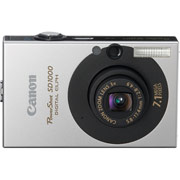 Canon PowerShot SD1000 Digital Camera, Black
