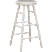 Carolina Cottage 30" Swivel Top Stool, White