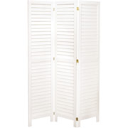 Carolina Cottage Solid Wood Shutter Folding Screen