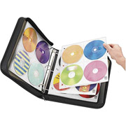 Case Logic 128 CD/DVD 3-Ring Binder