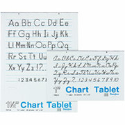 Chart Tablet Writing Paper, Cursive, Unruled, 24" x 32"