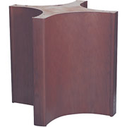 Chromcraft Mahogany Wood Base for 48" Table Top