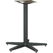 Chromcraft Standard Black Five-Prong Base for Round Table Tops
