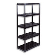 Contico Storage System, Black, 72"H x 36"W x 18"D