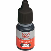 Cosco Accu-Stamp Pre-Inked Stamp Refills, 10ml, Black