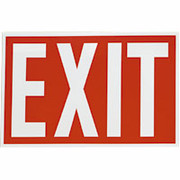 Cosco Exit Sign - Glow in the Dark, 8" x 12"