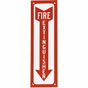 Cosco Fire Extinguisher - Glow in the Dark Sign, 13" x 4"