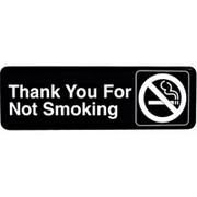 Cosco No Smoking Sign, 3" x 9"