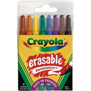 Crayola Twistable Eraseable Crayons, 8/Pack