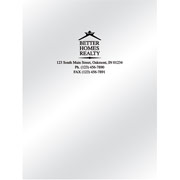 Custom Glossy Double Pocket Presentation Folders, White