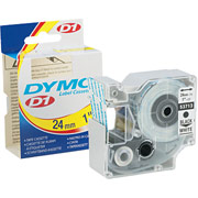 DYMO 1" D1 Label Maker Tape, Black on White