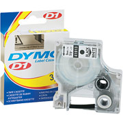 DYMO 3/8" D1 Label Maker Tape, Black on White