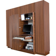 Darush  Tuscana Wall Unit, Java Finish