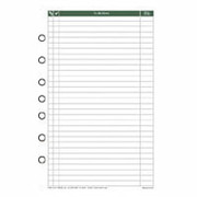 Day-Timer "To Be Done" Sheets, Portable Size