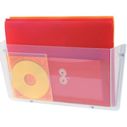Deflect-o Unbreakable Single Clear DocuPocket, Letter-Size