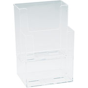 Deflecto 2-Tier Extra-Deep Leaflet Size Literature Holder