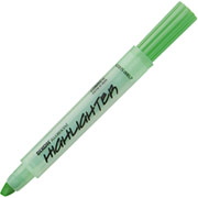 Dixon Fluorescent Highlighters, Wedge Tip, Green