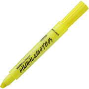 Dixon Fluorescent Highlighters, Wedge Tip, Yellow