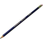 Dixon Ticonderoga Pre-sharpened Erasable Colored Pencils, Blue, Dozen