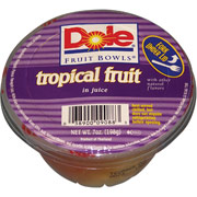 Dole Fruit Cups, Tropical Fruit