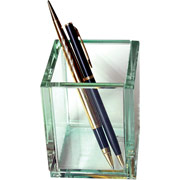 Dr. Byte Glass Pencil Holder