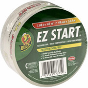 Duck EZ-Start Crystal-Clear Packaging Tape, 1.88" x 60 yds, Each