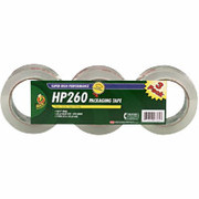 Duck HP260 High-Performance Packaging Tape, 2" x 60 yds, 3 Rolls