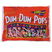 Dum-Dum Lollipops, 200/Bag