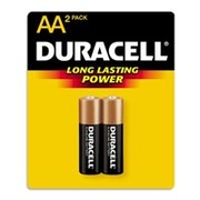 Duracell AA Alkaline Batteries, 2/Pack
