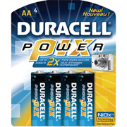 Duracell PowerPix AA Digital Camera Batteries, 4/Pack