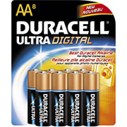 Duracell Ultra AA Alkaline Batteries, 8/Pack