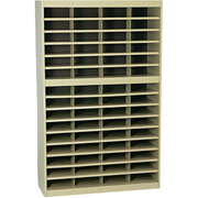 E-Z Stor 60-Compartment Steel Literature Center, Legal, Tropic Sand