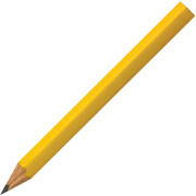 Eberhard Faber 3 1/2" Golf Pencils, #2 Soft, 144/Box