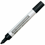 Eberhard Faber 3000 Permanent Markers, Chisel Tip, Black, Dozen